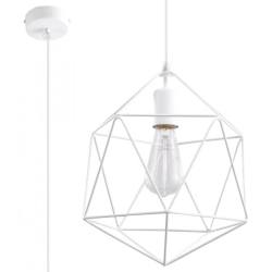Lampa Wisząca GASPARE Biała SL.0290 SOLLUX LIGHTING