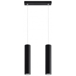 Lampa Wisząca LAGOS 2 Czarny SL.0328 SOLLUX LIGHTING