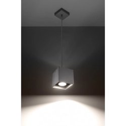 Lampa wisząca Quad Szary kostka SL.0061 SOLLUX LIGHTING