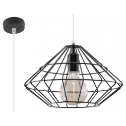Lampa wisząca UMBERTO Czarna SL.0294 SOLLUX LIGHTING