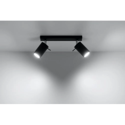 Listwa Spot Plafon RING 2 czarny SL.0092 SOLLUX LIGHTING
