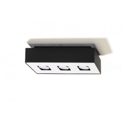 Plafon Korytko Mono 3 Czarny SL.0072 SOLLUX LIGHTING