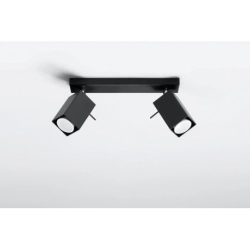 Plafon MERIDA 2 czarny SL.0100 SOLLUX LIGHTING