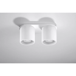 Plafon podwójny Orbis 2 Biały SL.0056 SOLLUX LIGHTING