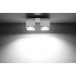 Plafon Quad 2 Biały kostka SL.0065 SOLLUX LIGHTING