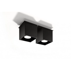 Plafon Quad 2 Czarny SL.0063 SOLLUX LIGHTING