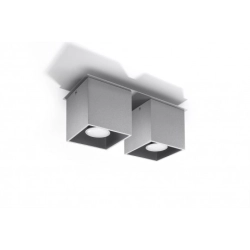 Plafon Quad 2 Szary SL.0064 SOLLUX LIGHTING