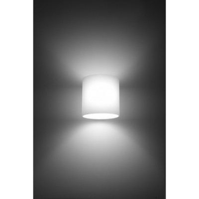 Lampa Ścienna Szklana Tuba Kinkiet VICI Biały SL.0211 SOLLUX LIGHTING