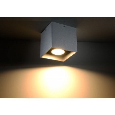Lampa Sufitowa Downlight Quad Szara  SL.0024 SOLLUX LIGHTING