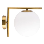 Lampa ścienna SOLARIS biało mosiężna 22 cm ST-9256 wall Step into design - zdjęcie produktu