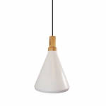 Lampa wisząca NORDIC WOODY biało drewniana 25 cm ST-5097c Step into design - zdjęcie produktu