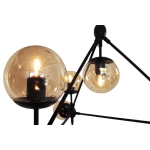 Lampa wisząca ASTRIFERO-10 bursztynowo czarna 91 cm ST-9047-10 Step into design