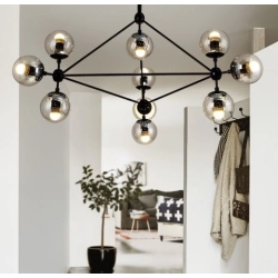 Lampa wisząca ASTRIFERO-10 bursztynowo czarna 91 cm ST-9047-10 Step into design - zdjęcie produktu