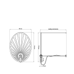 Lampa wisząca LEHDET złota TH.001ZL SOLLUX LIGHTING - zdjęcie 3