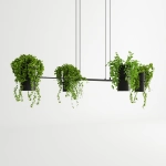 Lampa wisząca KUKKIA czarna TH.004CZ SOLLUX LIGHTING