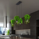 Lampa wisząca KUKKIA czarna TH.004CZ SOLLUX LIGHTING