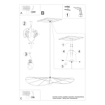 Lampa wisząca ESKOLA 110 czarna TH.011CZ SOLLUX LIGHTING