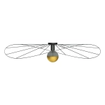 Kinkiet / Plafon ESKOLA 110 czarny TH.014CZ SOLLUX LIGHTING