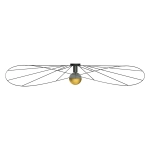 Kinkiet / Plafon ESKOLA 140 czarny TH.015CZ SOLLUX LIGHTING