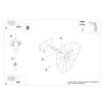 Kinkiet / Plafon ESKOLA 140 czarny TH.015CZ SOLLUX LIGHTING