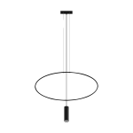 Lampa wisząca HOLAR 1 czarna TH.016CZ SOLLUX LIGHTING