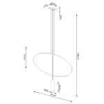Lampa wisząca HOLAR 1 czarna TH.016CZ SOLLUX LIGHTING