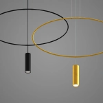 Lampa wisząca HOLAR 1 czarna TH.016CZ SOLLUX LIGHTING