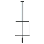 Lampa wisząca RANA 1 czarna TH.018CZ SOLLUX LIGHTING