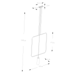Lampa wisząca RANA 1 czarna TH.018CZ SOLLUX LIGHTING