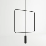 Lampa wisząca RANA 1 czarna TH.018CZ SOLLUX LIGHTING