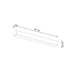 Kinkiet PINNE 67 szary 4000K TH.040 SOLLUX LIGHTING - zdjęcie 6