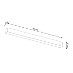Plafon PINNE 90 biały 3000K TH.059 SOLLUX LIGHTING - zdjęcie 6