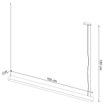 Lampa wisząca PINNE 150 biała 4000K TH.086 SOLLUX LIGHTING - zdjęcie 8