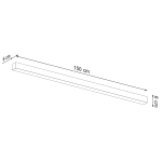 Kinkiet PINNE 150 czarny 4000K TH.093 SOLLUX LIGHTING - zdjęcie 6