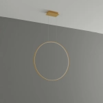 Lampa wisząca RIO 78 złota LED 4000K TH.140 SOLLUX LIGHTING - zdjęcie 2