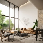 Kinkiet / Plafon SIRKEL 45 czarny TH.142 SOLLUX LIGHTING - zdjęcie 5