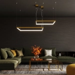 Żyrandol TUULA L złoty LED 3000K TH.167 SOLLUX LIGHTING - zdjęcie 9