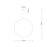 Lampa wisząca RIO 110 złota LED 4000K TH.171 SOLLUX LIGHTING - zdjęcie 9