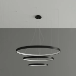 Żyrandol RIO 3 55/78/110 czarny LED 4000K TH.177 SOLLUX LIGHTING - zdjęcie 2