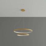 Żyrandol RIO 2 55/78 złoty LED 3000K TH.214 SOLLUX LIGHTING - zdjęcie 2