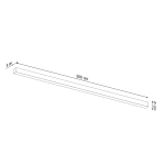 Kinkiet PINNE 200 czarny 4000K TH.238 SOLLUX LIGHTING - zdjęcie 6