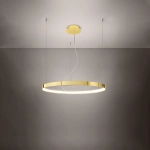 Żyrandol RIO 78 złoty połysk LED 3000K TH.246 SOLLUX LIGHTING - zdjęcie 3