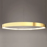 Żyrandol RIO 78 złoty połysk LED 3000K TH.246 SOLLUX LIGHTING - zdjęcie 5
