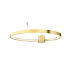 Plafon RIO 78 złoty połysk LED 3000K TH.252 SOLLUX LIGHTING - zdjęcie produktu