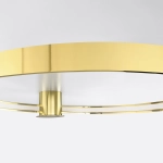 Plafon RIO 78 złoty połysk LED 3000K TH.252 SOLLUX LIGHTING - zdjęcie 4