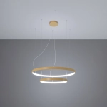 Żyrandol RIO 2 55/78 złoty LED 4000K TH.268 SOLLUX LIGHTING - zdjęcie 3