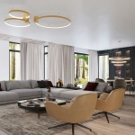 Żyrandol RIO 3 55/78/110 złoty LED 4000K TH.269 SOLLUX LIGHTING - zdjęcie 8