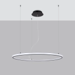 Żyrandol RISA 90 czarny LED 3000K TH.275 SOLLUX LIGHTING - zdjęcie 2