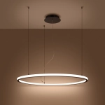 Żyrandol RISA 90 czarny LED 3000K TH.275 SOLLUX LIGHTING - zdjęcie 3