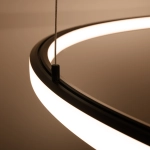 Żyrandol RISA 90 czarny LED 3000K TH.275 SOLLUX LIGHTING - zdjęcie 7